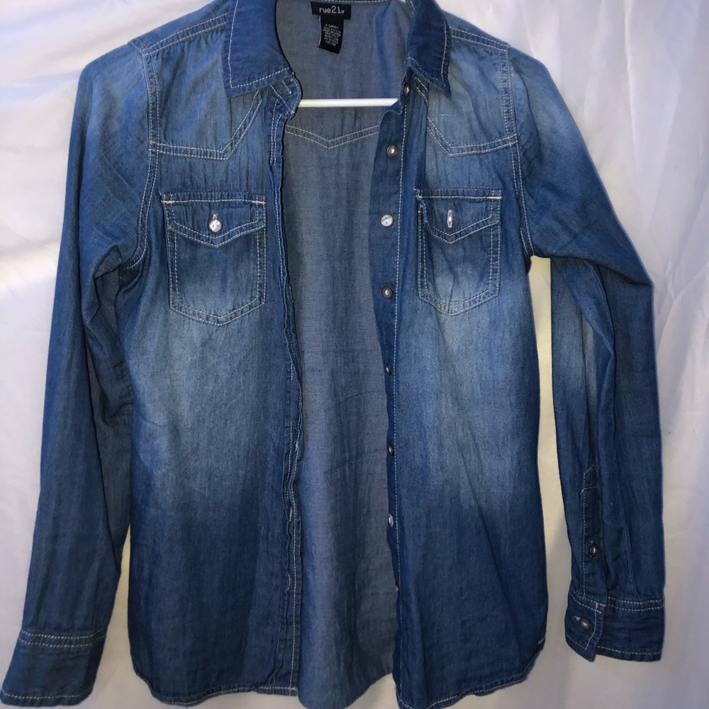 Jean Long Sleeve Shirt